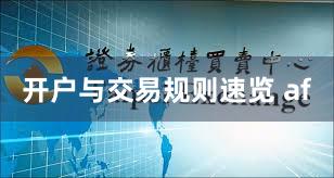 开户与交易规则速览 af